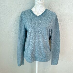 Ministries of Supply Men’s Gray Atlas V-neck sweater size small